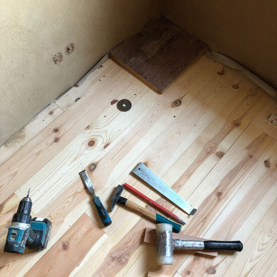 Arbeitszimmer: Fußboden