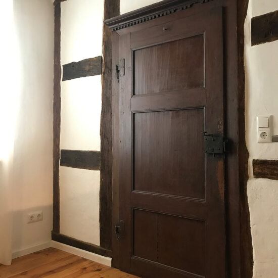 Esszimmer: Historische Zimmertür