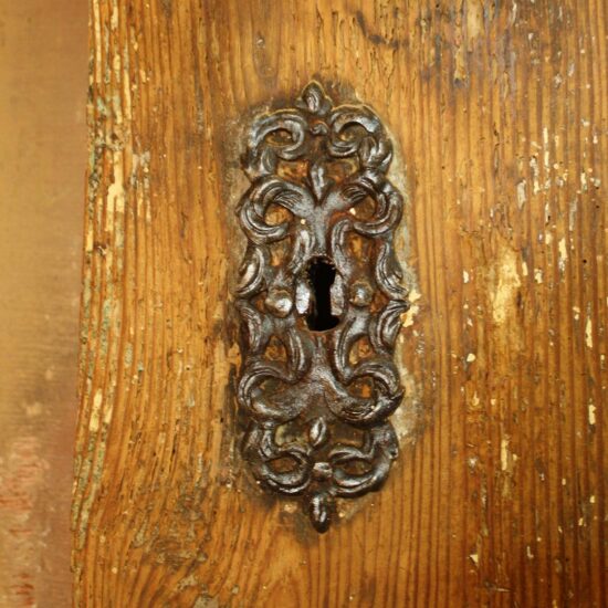 Küche | Bauphase | Historischer Kühlschrank Beschlag
