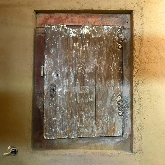 Küche | Bauphase | Historischer Kühlschrank