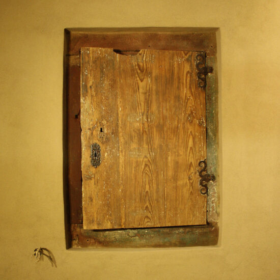 Küche | Bauphase | Historischer Kühlschrank