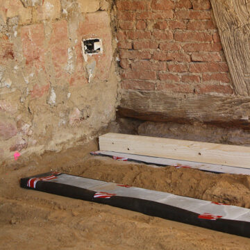 Wohnzimmer: Bodenaufbau