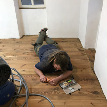 Wohnzimmer: Dielenboden