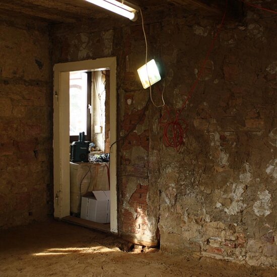 Wohnzimmer: Rohbau